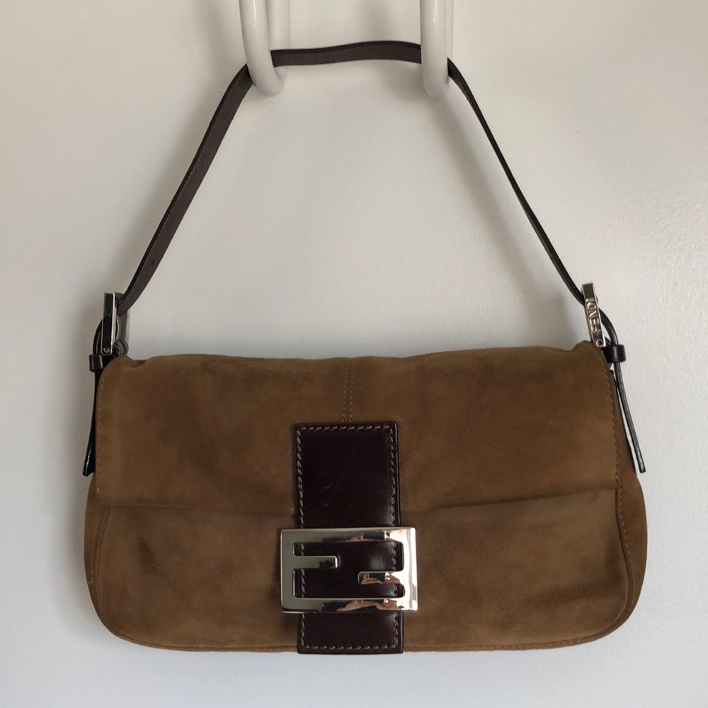 FENDI -Vintage - Baguette Brown Suede